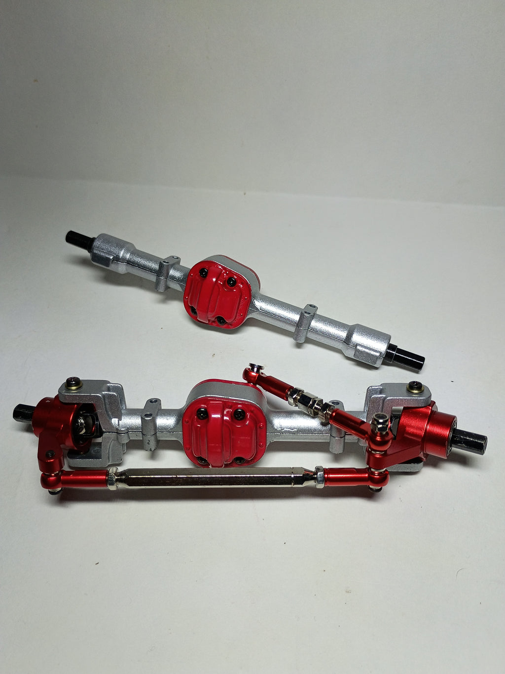MN Models MN82 Metal Front and Rear Axle Upgrade Set - LC79 RC Crawler Accessories