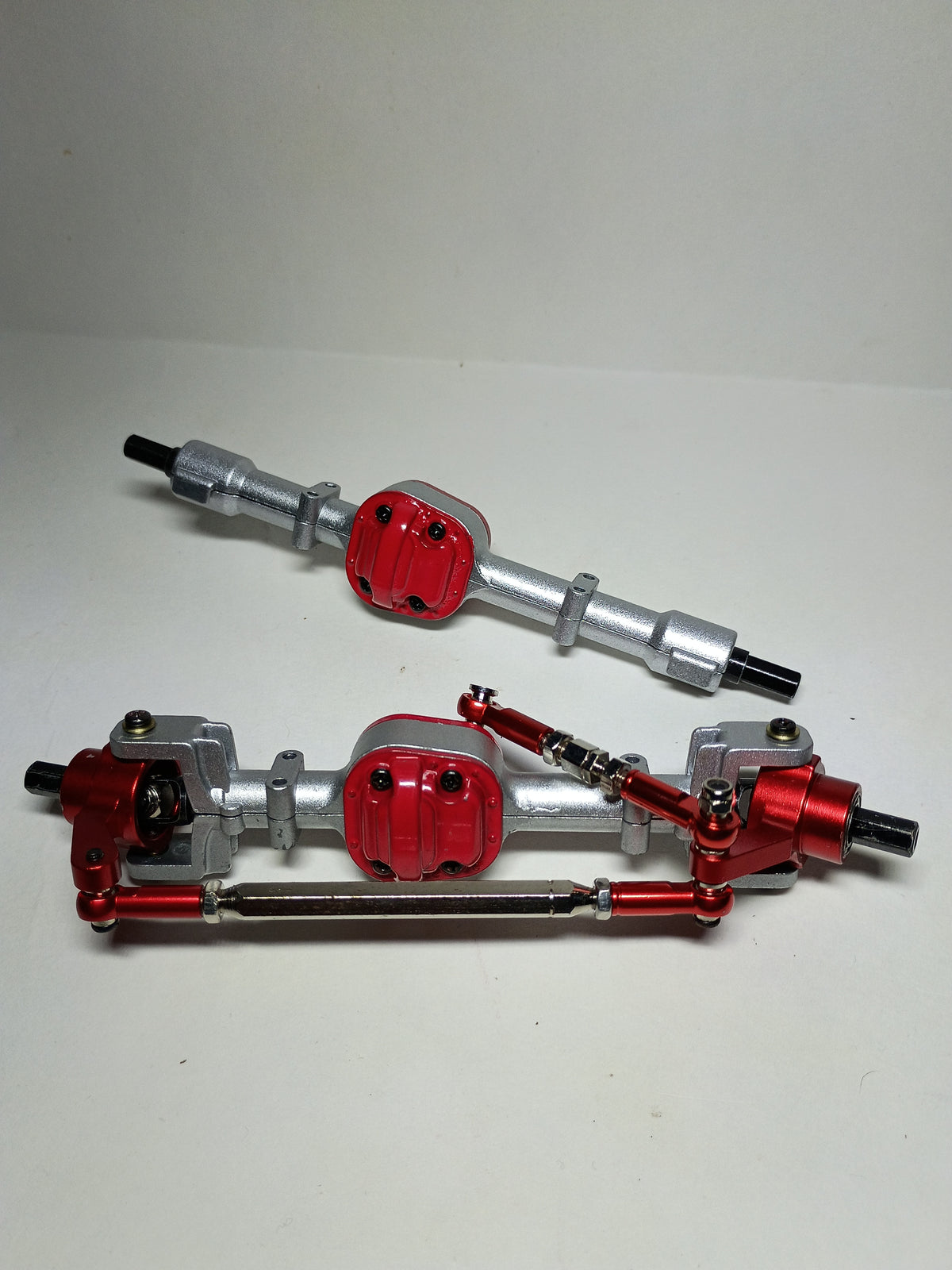 MN Models MN82 Metal Front and Rear Axle Upgrade Set - LC79 RC Crawler Accessories