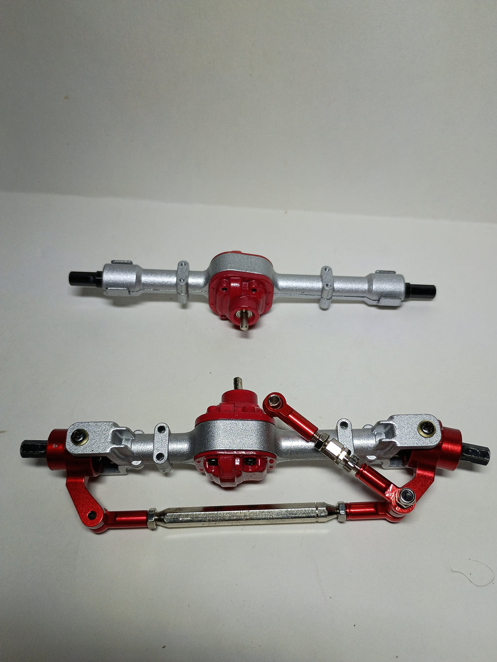 MN Models MN82 Metal Front and Rear Axle Upgrade Set - LC79 RC Crawler Accessories