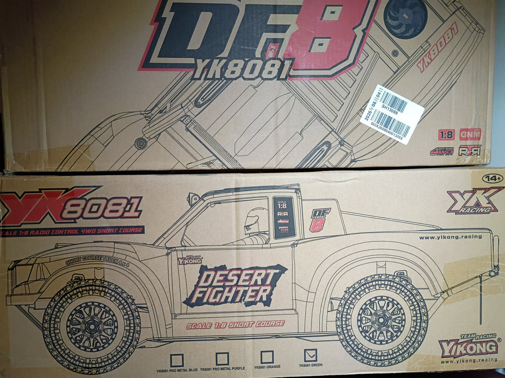 Yikong YK8081 1/8 Scale 4WD Desert Fighter Short Course Truck RTR - (No Battery or Charger)